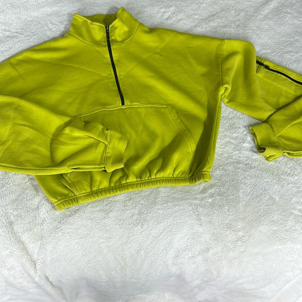 Green Crop Pullover - image 1